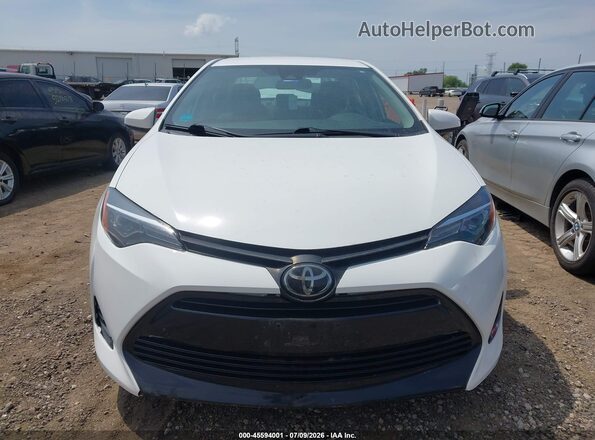 2T1BURHEXKC225102 2019 TOYOTA COROLLA White წინა პანელის ხედი