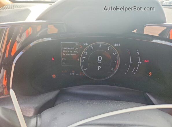 2T2ADCAZ3SC021596 2025 LEXUS NX Green Սարքավորումների վահանակի տեսք