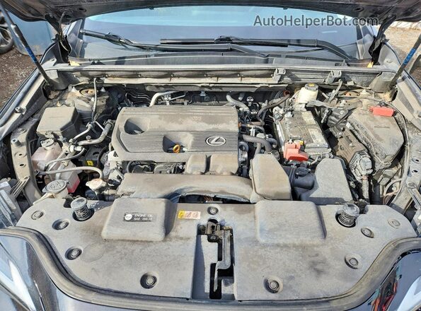 2T2ADCEZ4NC001274 2022 LEXUS NX Black ძრავის განყოფილების ხედი