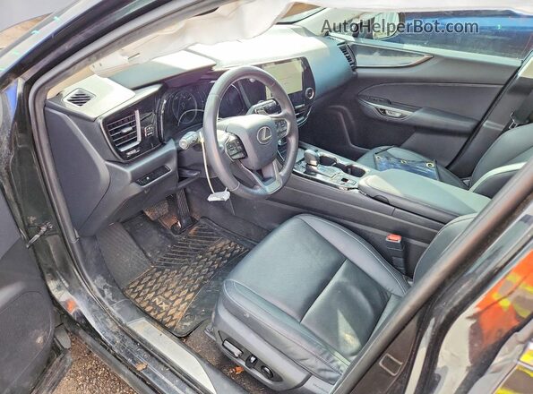 2T2ADCEZ4NC001274 2022 LEXUS NX Black წინა პანელის ხედი