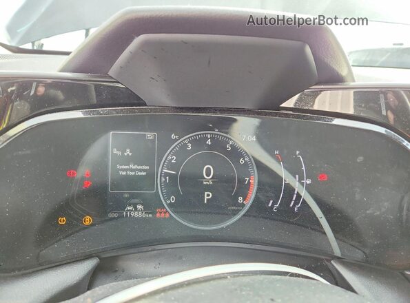 2T2ADCEZ4NC001274 2022 LEXUS NX Black ხელსაწყოთა პანელის ხედი