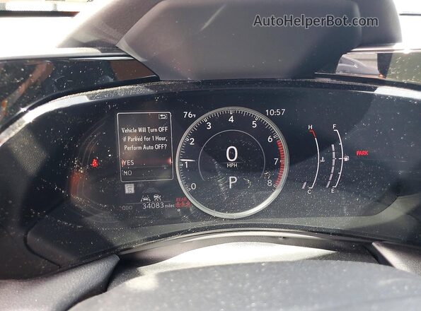 2T2AGCEZ7NC007772 2022 LEXUS NX Green Instrument cluster view