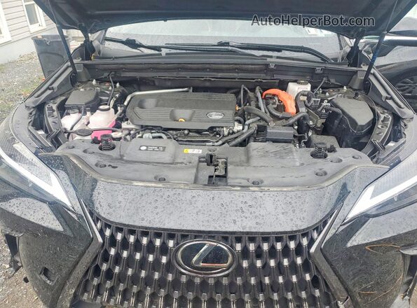 2T2AKCEZ1NC005160 2022 LEXUS NX Black Widok komory silnika