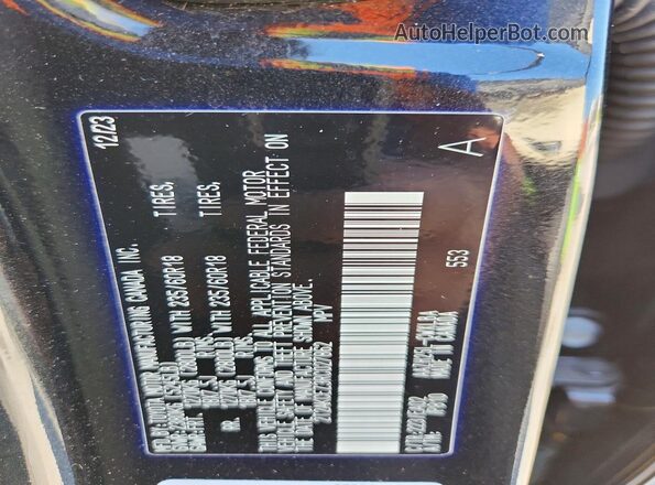 2T2AKCEZ3RC027862 2024 LEXUS NX Black Սալոնի 360 աստիճան տեսք