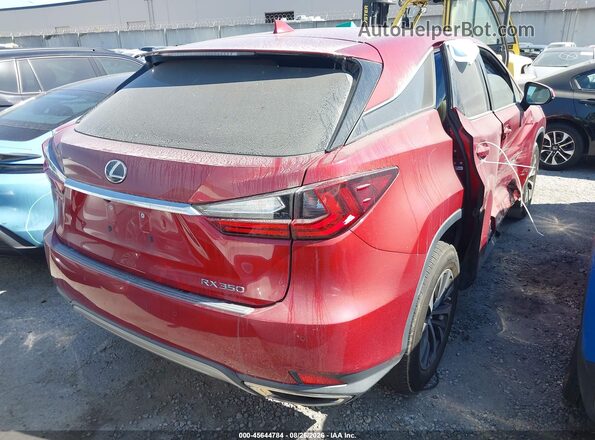 2T2AZMAA4LC167704 2020 LEXUS RX 350 Red უკანა მარჯვენა