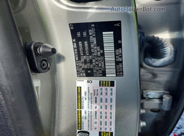 2T2AZMAA6MC217827 2021 LEXUS RX Gray VIN կոդի պիտակի տեսք