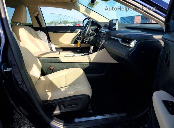 2T2AZMAA8NC234615 2022 LEXUS RX Blue წინა სალონის ხედი