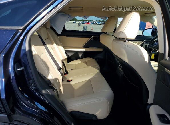 2T2AZMAA8NC234615 2022 LEXUS RX Blue უკანა სავარძლების ხედი