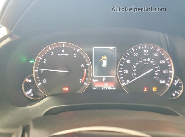 2T2AZMDA8NC357570 2022 LEXUS RX Silver ხელსაწყოთა პანელის ხედი