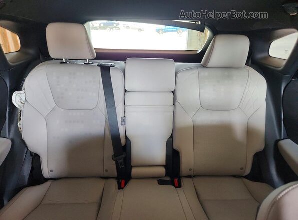 2T2BAMBA1SC053927 2025 LEXUS RX Charcoal Rear seats view