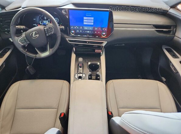 2T2BAMBA1SC053927 2025 LEXUS RX Charcoal Dashboard view