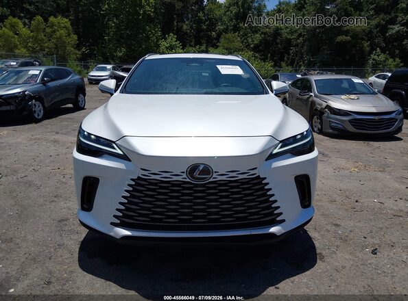 2T2BAMBA1SC060621 2025 LEXUS RX 350 White Widok zestawu wskaźników