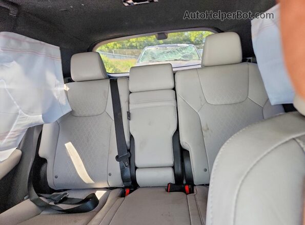 2T2BAMBA4PC010982 2023 LEXUS RX White Հետևի նստատեղերի տեսք