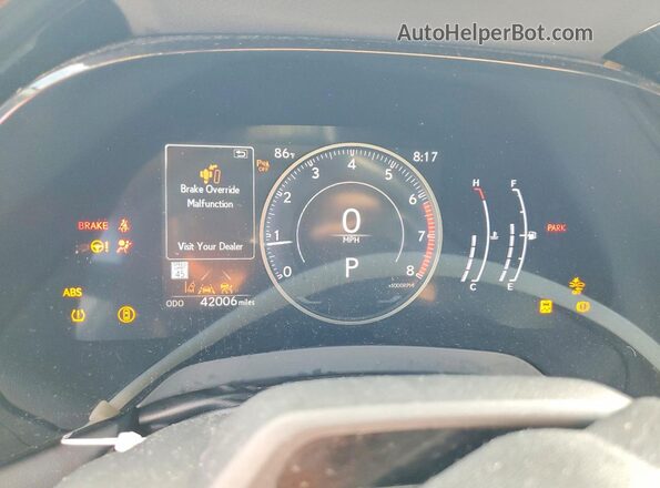 2T2BAMBA5PC008772 2023 LEXUS RX Серый Вид щитка приборов
