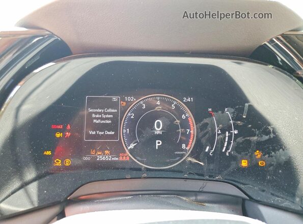 2T2BAMBA5RC042648 2024 LEXUS RX White Вид щитка приладів
