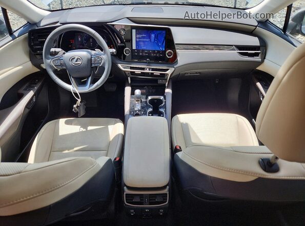 2T2BAMBA6RC048135 2024 LEXUS RX Silver წინა პანელის ხედი