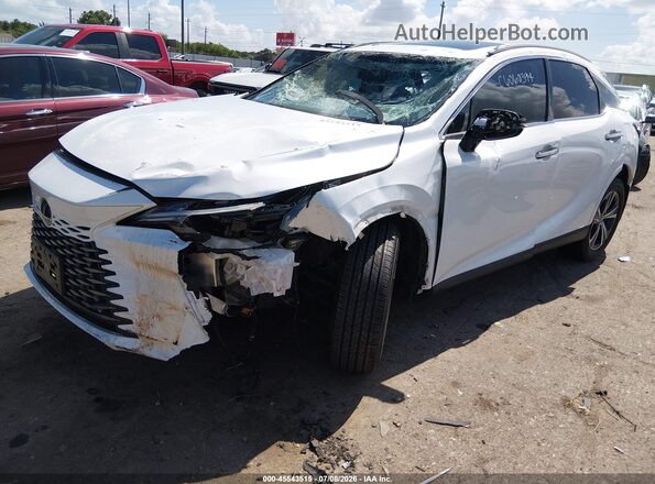 2T2BAMBA7PC007946 2023 LEXUS RX 350 White წინა მარცხენა ხედი სამი მეოთხედიდან