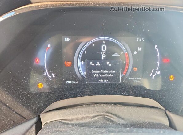 2T2BAMBA8PC005364 2023 LEXUS RX Угольный Вид щитка приборов
