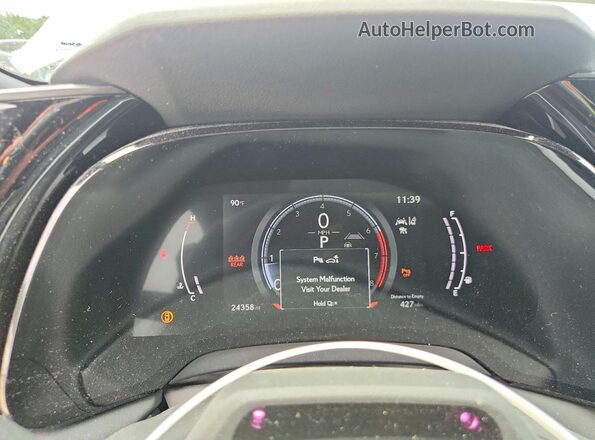 2T2BAMBA8RC032874 2024 LEXUS RX Белый Вид щитка приборов