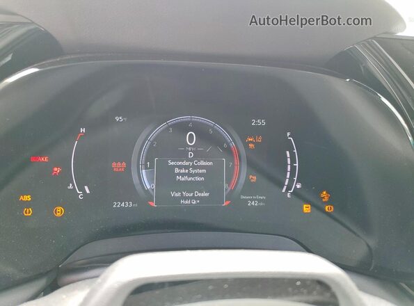2T2BAMBA9RC051773 2024 LEXUS RX Blue Instrument cluster view