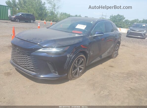 2T2BAMBAXPC017757 2023 LEXUS RX 350 Dark Blue Առջևի ձախ երեք քառորդ տեսարան