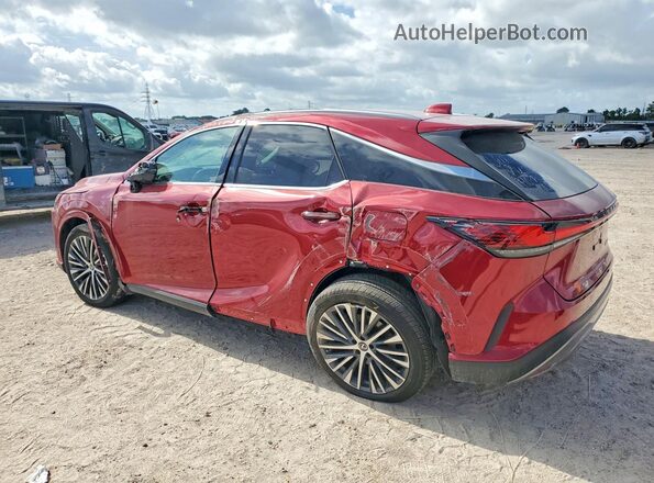 2T2BAMBAXSC067194 2025 LEXUS RX Красный Задняя левая четверть