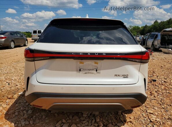 2T2BAMCA0PC038213 2023 LEXUS RX White Հետևի տեսք