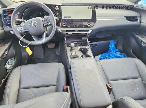 2T2BAMCA0SC095357 2025 LEXUS RX Black წინა პანელის ხედი