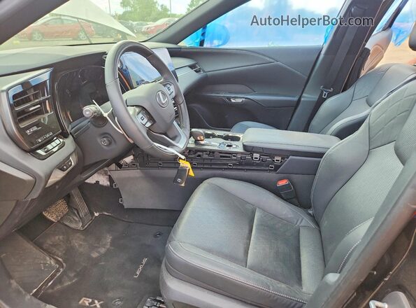 2T2BAMCA0SC095357 2025 LEXUS RX Black წინა სალონის ხედი
