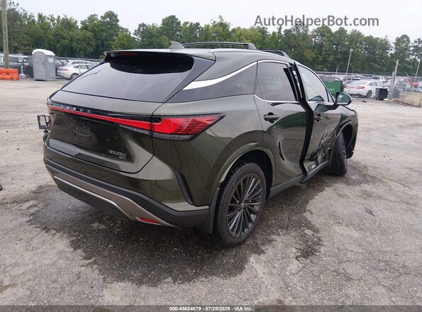2T2BAMCA1SC097683 2025 LEXUS RX 350 Green Rear right