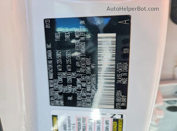 2T2BAMCA4PC008616 2023 LEXUS RX Белый Вид подкапотного пространства