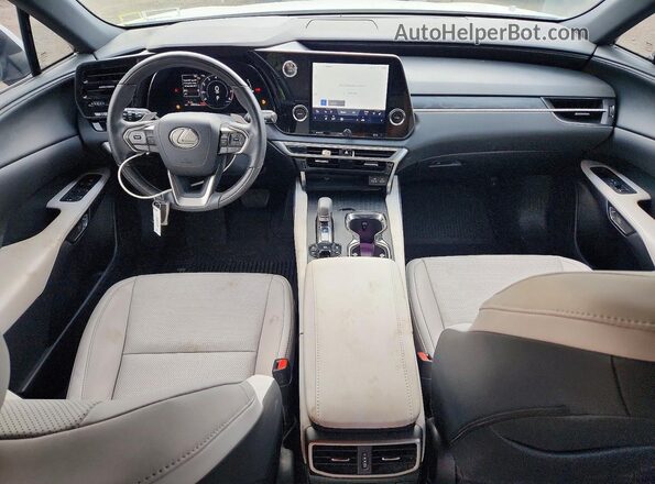 2T2BAMCA4PC025075 2023 LEXUS RX White Widok deski rozdzielczej