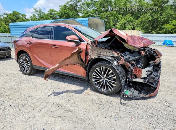2T2BAMCA4RC061884 2024 LEXUS RX Оранжевый Передняя правая четверть