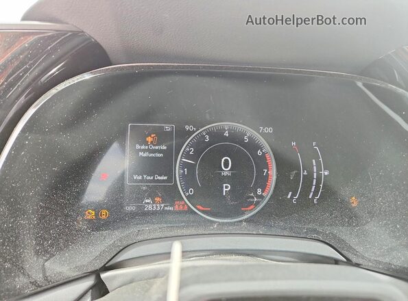 2T2BAMCA4RC063814 2024 LEXUS RX Белый Вид щитка приборов