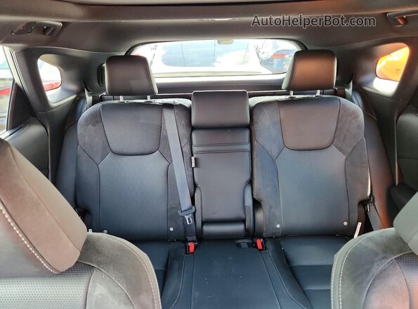 2T2BAMCA4RC069760 2024 LEXUS RX Red Rear seats view