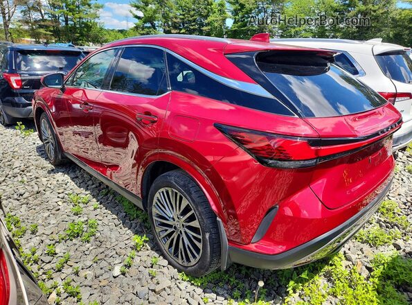 2T2BAMCA4RC069760 2024 LEXUS RX Red Rear left