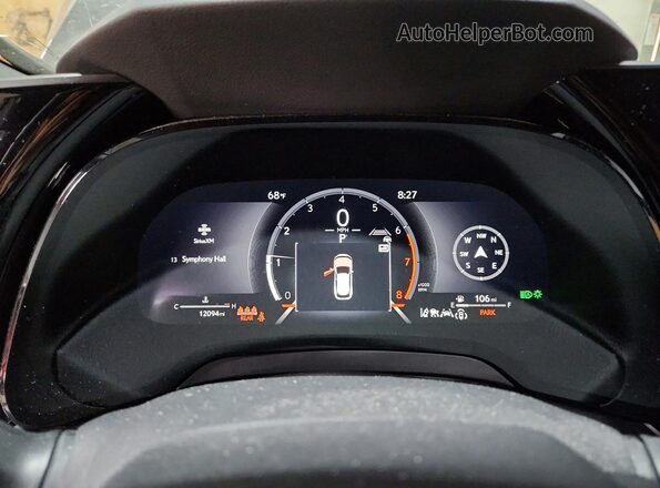 2T2BAMCA4SC095085 2025 LEXUS RX Gray Vista del cuadro de instrumentos
