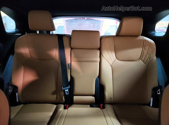 2T2BAMCA4SC095085 2025 LEXUS RX Gray Vista de los asientos traseros