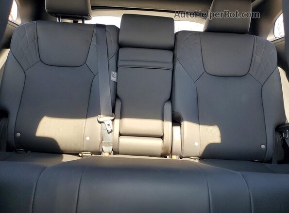 2T2BAMCA4SC111401 2025 LEXUS RX Black Вид задніх сидінь