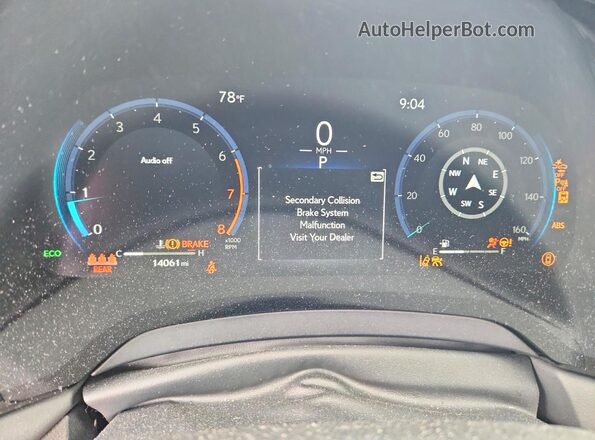 2T2BAMCA5SC092048 2025 LEXUS RX White Instrument cluster view