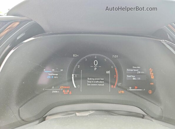2T2BAMCA5TC137796 2026 LEXUS RX Зеленый Вид щитка приборов