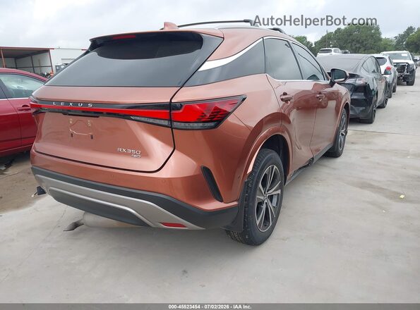 2T2BAMCA7RC043251 2024 LEXUS RX 350 Orange Rear right