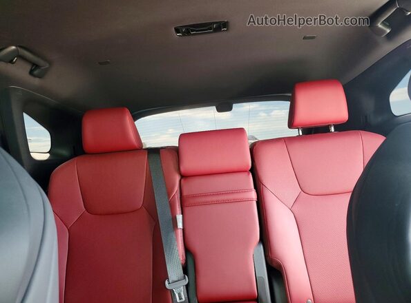 2T2BAMCA8PC003645 2023 LEXUS RX White Rear seats view