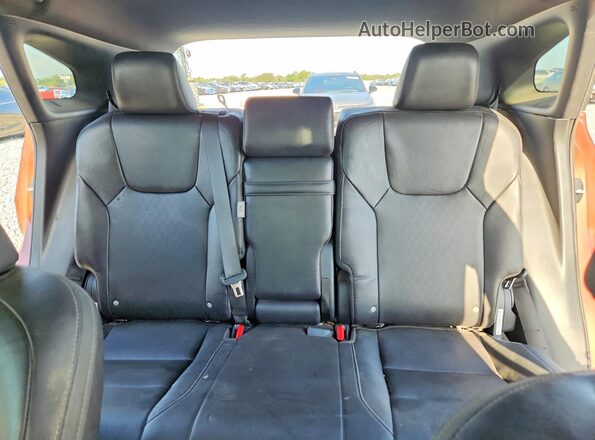 2T2BAMCA8PC032899 2023 LEXUS RX Orange Rear seats view
