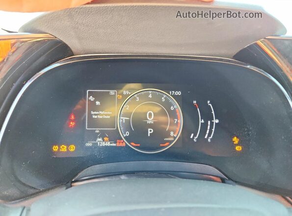 2T2BAMCA8PC032899 2023 LEXUS RX Orange Instrument cluster view