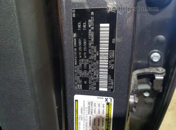 2T2BAMCA8SC121980 2025 LEXUS RX Gray VIN կոդի պիտակի տեսք