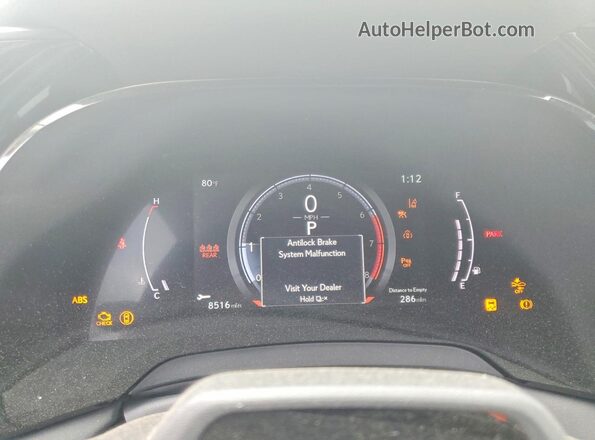2T2BAMCA9RC069284 2024 LEXUS RX Синий Вид щитка приборов