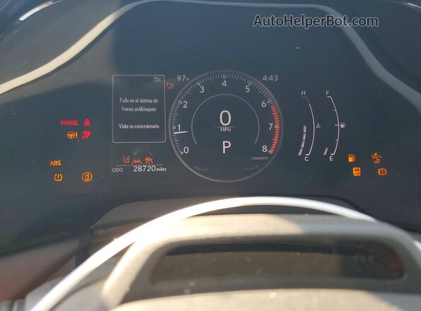 2T2BAMCA9RC079846 2024 LEXUS RX Silver Սարքավորումների վահանակի տեսք