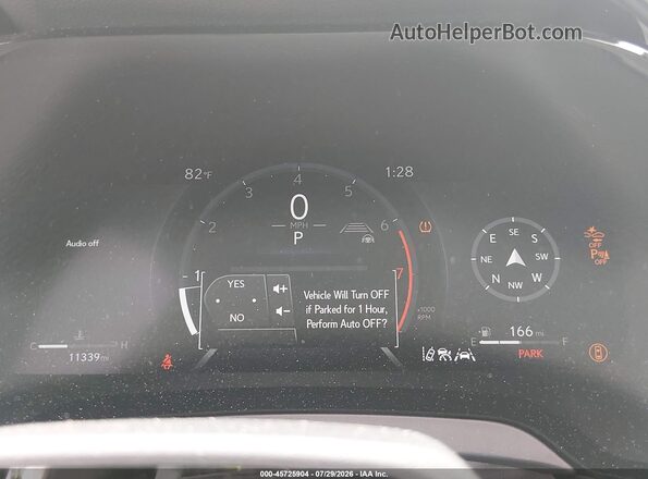 2T2BAMCA9SC111474 2025 LEXUS RX 350 White Widok tylnych siedzeń