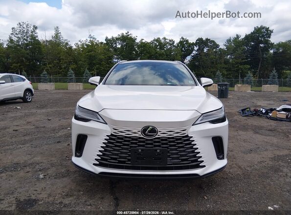 2T2BAMCA9SC111474 2025 LEXUS RX 350 White Widok wnętrza z tyłu